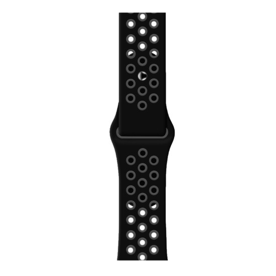 Curea SILKASE pentru Apple iWatch, Sport Liquid silicone, 38/40/41mm, negru/gri inchis (SILKASE, Apple) by www.silkase.ro SILKASE Curea Sport Silicon Lichid Apple Watch 42/41/40/38mm (Seria 11/SE), Negru/Gri Închis (Apple, W0958) by www.silkase.ro