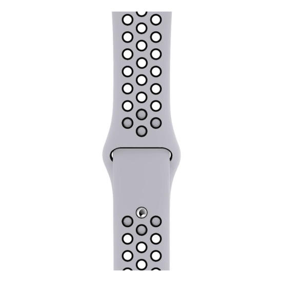 Curea SILKASE pentru Apple iWatch, Sport Liquid silicone, 38/40/41mm, albastru pal/negru (SILKASE, Apple) by www.silkase.ro SILKASE Curea Sport Silicon Lichid Apple Watch 42/41/40/38mm (Seria 11/SE), Albastru Pal/Negru (Apple, W0994) by www.silkase.ro