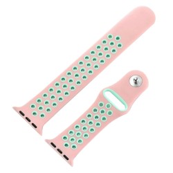 SILKASE Curea Sport Silicon Lichid Apple Watch 49/46/45/44/42mm (Ultra 3-1/Seria 11-1/SE), Roz/Albastru Cyan SILKASE Curea Sport Silicon Lichid Apple Watch 49/46/45/44/42mm (Ultra 3-1/Seria 11-1/SE), Roz/Albastru Cyan