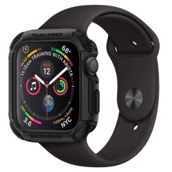 SPIGEN Husă Compatibilă ARMOR Apple Watch 49/46/45/44mm (Ultra 3-1/Seria 11/SE), TPU, Negru