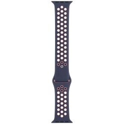 SILKASE Curea Sport Silicon Lichid Apple Watch 49/46/45/44/42mm (Ultra 3-1/Seria 11-1/SE), Albastru Închis/Roz Pal SILKASE Curea Sport Silicon Lichid Apple Watch 49/46/45/44/42mm (Ultra 3-1/Seria 11-1/SE), Albastru Închis/Roz Pal