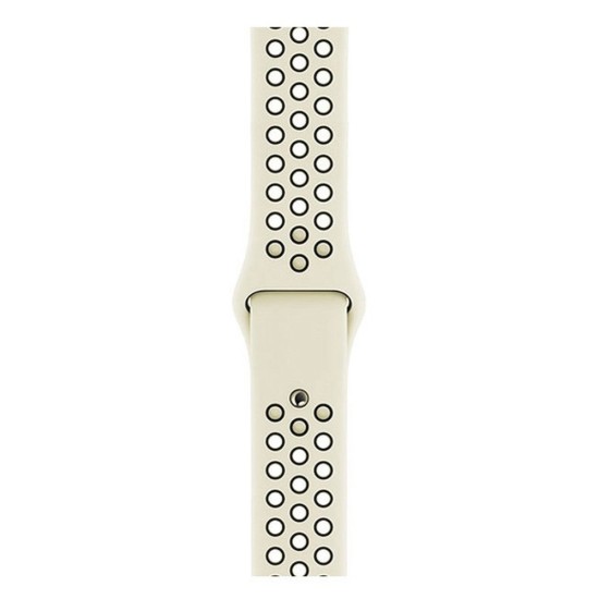 SILKASE Curea Sport Silicon Lichid Apple Watch 49/46/45/44/42mm (Ultra 3-1/Seria 11-1/SE), Galben Pal/Negru (Apple, W1033) by www.silkase.ro