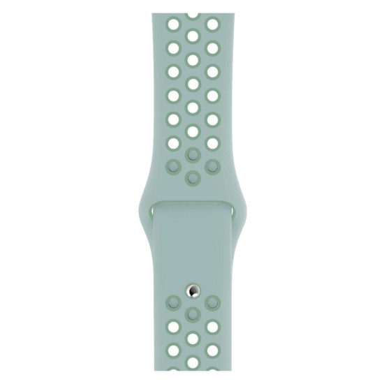 Curea SILKASE pentru Apple iWatch, Sport Liquid silicone, 42/44/45mm, menta (SILKASE, Apple) by www.silkase.ro SILKASE Curea Sport Silicon Lichid Apple Watch 49/46/45/44/42mm (Ultra 3-1/Seria 11-1/SE), Mentă (Apple, W1039) by www.silkase.ro