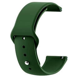 SILKASE Curea Silicon Lichid Smartwatch (20mm), Verde Army