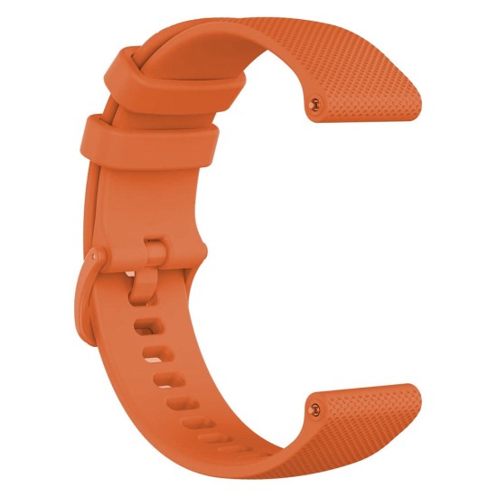 Curea SILKASE pentru Smartwatch Samsung/ Huawei/ Garmin/Xiaomi, Elite Liquid silicone, 20mm, portocaliu (SILKASE, Xiaomi) by www.silkase.ro SILKASE Curea Elite Silicon Lichid Smartwatch (20mm), Portocaliu (Xiaomi, W1066) by www.silkase.ro