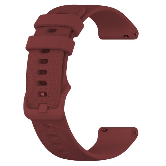 Curea SILKASE pentru Smartwatch Samsung/ Huawei/ Garmin/Xiaomi, Elite Liquid silicone, 20mm, visiniu (SILKASE, Xiaomi) by www.silkase.ro SILKASE Curea Elite Silicon Lichid Smartwatch (20mm), Vișiniu (Xiaomi, W1067) by www.silkase.ro