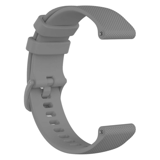 Curea SILKASE pentru Smartwatch Samsung/ Huawei/ Garmin/Xiaomi, Elite Liquid silicone, 20mm, gri (SILKASE, Xiaomi) by www.silkase.ro SILKASE Curea Elite Silicon Lichid Smartwatch (20mm), Gri (Xiaomi, W1068) by www.silkase.ro