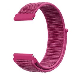 SILKASE Curea Textilă Sport Smartwatch (20mm), Vișiniu