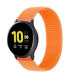 SILKASE Curea Textilă Sport Smartwatch (20mm), Portocaliu