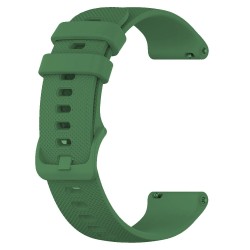 SILKASE Curea Elite Silicon Lichid Smartwatch (20mm), Verde Army