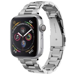 SILKASE Curea Metalică Apple Watch 42/41/40/38mm (Seria 11-1/SE), Argintiu