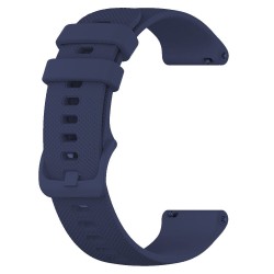 SILKASE Curea Elite Silicon Lichid Smartwatch (20mm), Albastru Navy