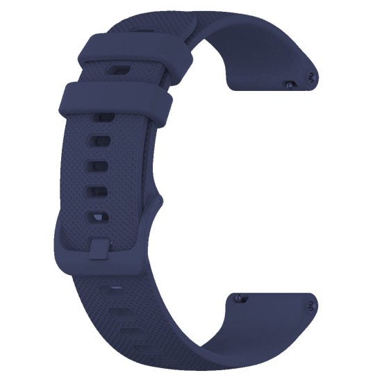 Curea SILKASE pentru Smartwatch Samsung/ Huawei/ Garmin/Xiaomi, Elite Liquid silicone, 20mm, Albastru Navy (SILKASE, Xiaomi) by www.silkase.ro SILKASE Curea Elite Silicon Lichid Smartwatch (20mm), Albastru Navy (Xiaomi, W1088) by www.silkase.ro