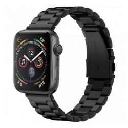SILKASE Curea Metalică Apple Watch 42/41/40/38mm (Seria 11-1/SE), Negru