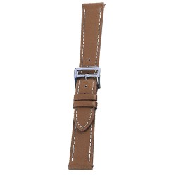 SILKASE Curea Piele Naturală Smartwatch (22mm), Maro