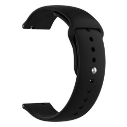 SILKASE Curea Silicon Lichid Smartwatch (22mm), Negru