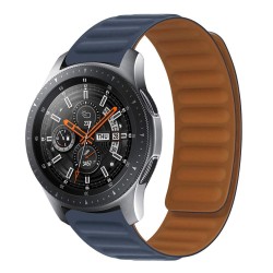 SILKASE Curea Magnetic Link Smartwatch (22mm), Albastru