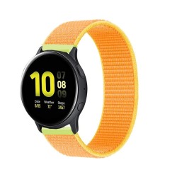 SILKASE Curea Textilă Sport Smartwatch (22mm), Galben