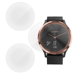 SILKASE Set 3 Folii Silicon Garmin vívomove Sport (43mm - 1.3 inch), Lucios