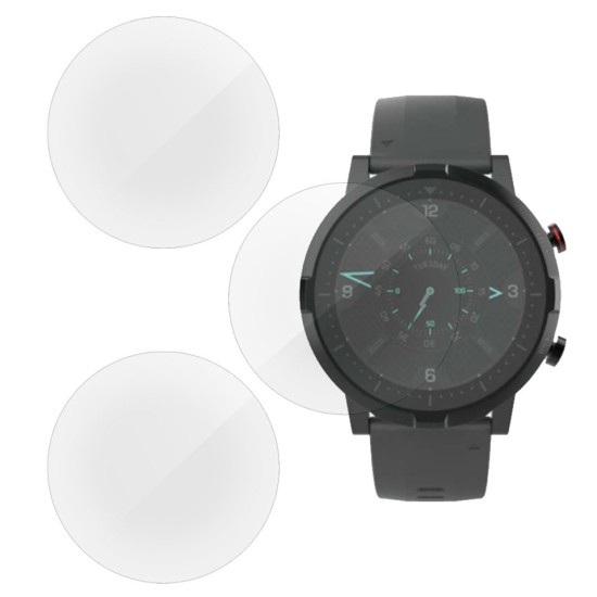 SILKASE Set 3 Folii Silicon Xiaomi Haylou RT (45mm - 1.3 inch), Lucios (Folie Silicon Smartwatch, W0864) by www.silkase.ro