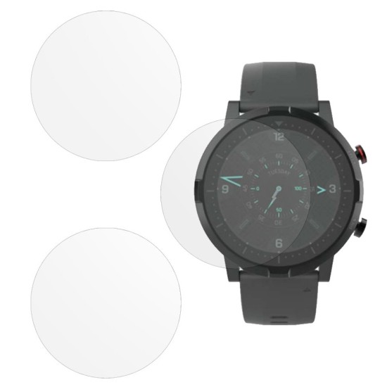 Set 3 folii mate SILKASE pentru Xiaomi Haylou RT 45mm, silicon, regenerabil, Full-display (SILKASE, Folie silicon smartwatch mate) by www.silkase.ro SILKASE Set 3 Folii Silicon Xiaomi Haylou RT (45mm - 1.3 inch), Mat (Folie silicon smartwatch mate, W0881) by www.silkase.ro