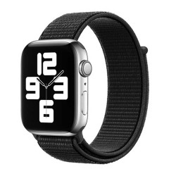 SILKASE Curea Textilă Sport Apple Watch 49/46/45/44/42mm (Ultra 3-1/Seria 11-1/SE), Negru SILKASE Curea Textilă Sport Apple Watch 49/46/45/44/42mm (Ultra 3-1/Seria 11-1/SE), Negru