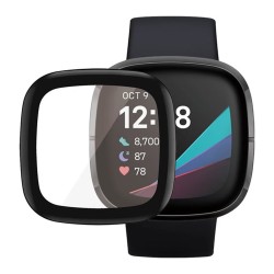 SILKASE Folie Sticlă Full-display Fitbit Sense (40mm - 1.58 inch), Transparentă
