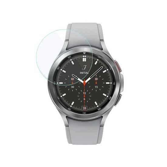 Folie sticla SILKASE pentru Samsung Watch 4 46mm, Full display, transparenta (SILKASE, Samsung) by www.silkase.ro SILKASE Folie Sticlă Full-display Samsung Watch 4 (46mm - 1.4 inch), Transparentă (Samsung, W0900) by www.silkase.ro