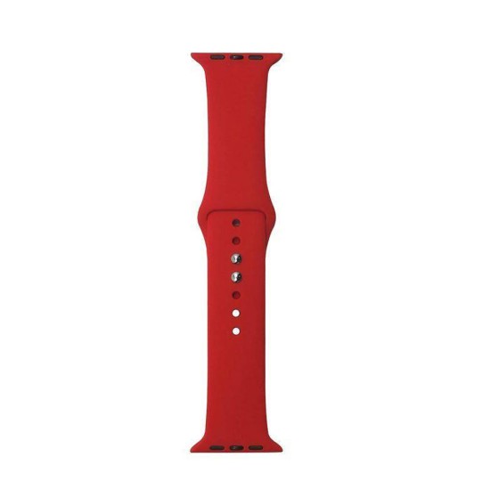 Curea SILKASE pentru Apple iWatch, Liquid silicone, 38/40/41mm, rosu (SILKASE, Apple) by www.silkase.ro SILKASE Curea Silicon Lichid Apple Watch 42/41/40/38mm (Seria 11/SE), Roșu (Apple, W0901) by www.silkase.ro