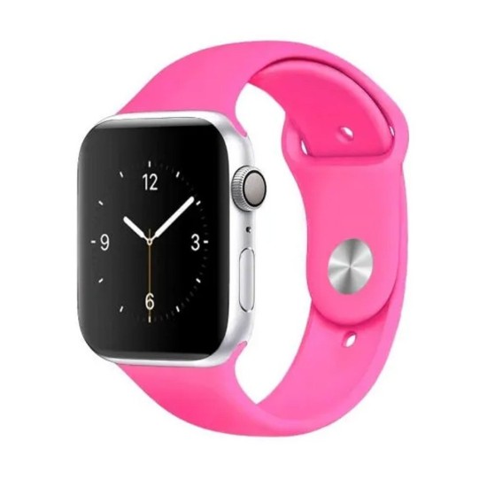 Curea SILKASE pentru Apple iWatch, Liquid silicone, 38/40/41mm, roz violet (SILKASE, Apple) by www.silkase.ro SILKASE Curea Silicon Lichid Apple Watch 42/41/40/38mm (Seria 11/SE), Roz Violet (Apple, W0903) by www.silkase.ro