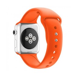 SILKASE Curea Silicon Lichid Apple Watch 42/41/40/38mm (Seria 11/SE), Portocaliu