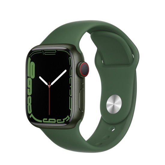 Curea SILKASE pentru Apple iWatch, Liquid silicone, 38/40/41mm, verde inchis (SILKASE, Apple) by www.silkase.ro SILKASE Curea Silicon Lichid Apple Watch 42/41/40/38mm (Seria 11/SE), Verde Închis (Apple, W0905) by www.silkase.ro