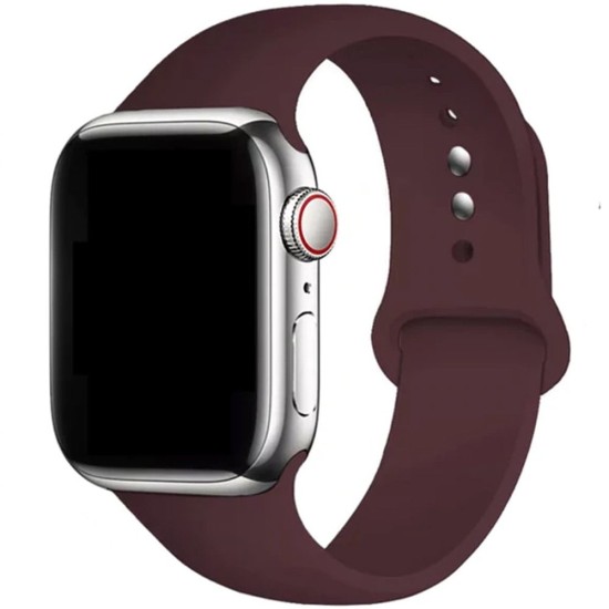 Curea SILKASE pentru Apple iWatch, Liquid silicone, 38/40/41mm, violet inchis (SILKASE, Apple) by www.silkase.ro SILKASE Curea Silicon Lichid Apple Watch 42/41/40/38mm (Seria 11/SE), Violet Închis (Apple, W0906) by www.silkase.ro