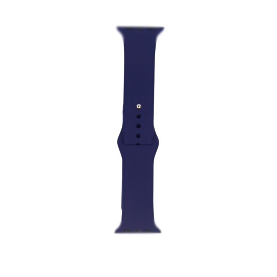 SILKASE Curea Silicon Lichid Apple Watch 42/41/40/38mm (Seria 11/SE), Albastru Navy (Apple, W0910) by www.silkase.ro