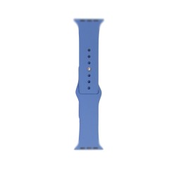 SILKASE Curea Silicon Lichid Apple Watch 42/41/40/38mm (Seria 11/SE), Pacific Blue