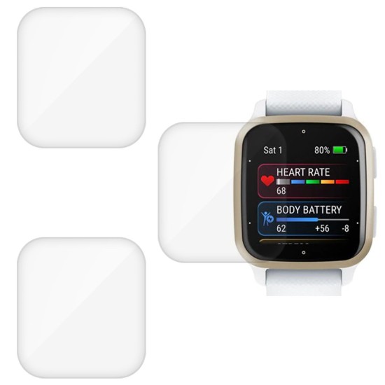 Set 3 folii SILKASE pentru Garmin Venu Sq 2, silicon, regenerabil, Full-display (SILKASE, Folie Silicon Smartwatch) by www.silkase.ro SILKASE Set 3 Folii Silicon Regenerabil Full-display Garmin Venu Sq 2 (38mm - 1.41 inch), Lucios (Folie Silicon Smartwatch, W1167) by www.silkase.ro