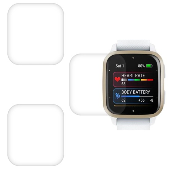 Set 3 folii mate SILKASE pentru Garmin Venu Sq 2, silicon, Full-display (SILKASE, Folie silicon smartwatch mate) by www.silkase.ro SILKASE Set 3 Folii Silicon Regenerabil Full-display Garmin Venu Sq 2 (38mm - 1.41 inch), Mat (Folie silicon smartwatch mate, W1173) by www.silkase.ro