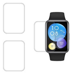 SILKASE Set 3 Folii Silicon Regenerabil Full-display Huawei Watch Fit 2 (46mm - 1.74 inch), Mat