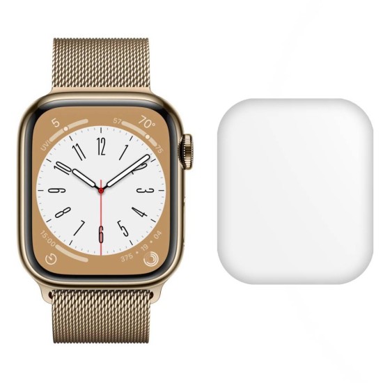 Set 3 folii mate SILKASE pentru Apple Watch 8 41mm, silicon, regenerabil, Full-display (SILKASE, Folie silicon smartwatch mate) by www.silkase.ro SILKASE Set 3 Folii Silicon Regenerabil Full-display Apple Watch 42/41/40/38mm (Seria 11/9/8/SE), Mat (Folie silicon smartwatch mate, W1186) by www.silkase.ro