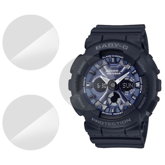 SILKASE Set 3 Folii Silicon Regenerabil Full-display Casio BA-130-1A2, Lucios (Folie Silicon Smartwatch, W0245) by www.silkase.ro