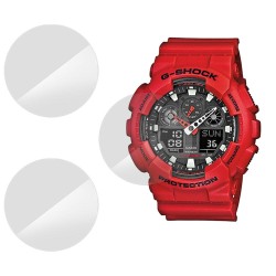 SILKASE Set 3 Folii Silicon Regenerabil Full-display Casio GA-100B-4A, Mat