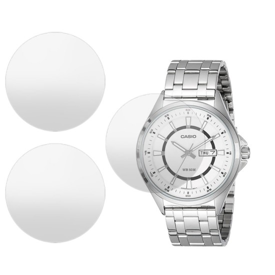 Set 3 folii mate SILKASE Casio MTP-E108D-7AV, silicon, regenerabil, Full-display (SILKASE, Folie silicon smartwatch mate) by www.silkase.ro SILKASE Set 3 Folii Silicon Regenerabil Full-display Casio MTP-E108D-7AV, Mat (Folie silicon smartwatch mate, W0264) by www.silkase.ro