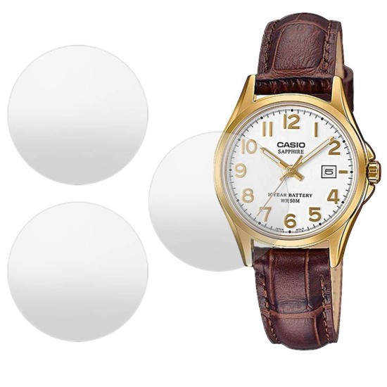 SILKASE Set 3 Folii Silicon Regenerabil Full-display Casio MTS-100GL-7A, Mat (Folie silicon smartwatch mate, W0277) by www.silkase.ro