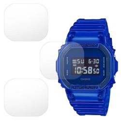 SILKASE Set 3 Folii Silicon Regenerabil Full-display Casio DW-5600SB-2, Mat