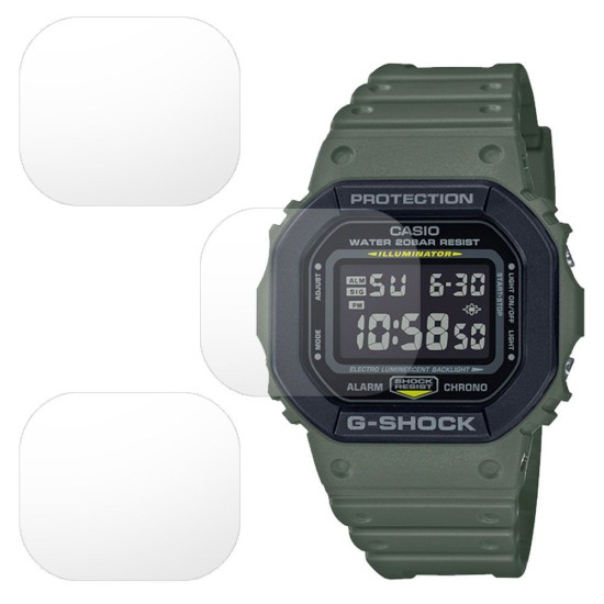 Set 3 folii mate SILKASE Casio DW-5610SU-3, silicon, regenerabil, Full-display (SILKASE, Folie silicon smartwatch mate) by www.silkase.ro SILKASE Set 3 Folii Silicon Regenerabil Full-display Casio DW-5610SU-3, Mat (Folie silicon smartwatch mate, W0280) by www.silkase.ro