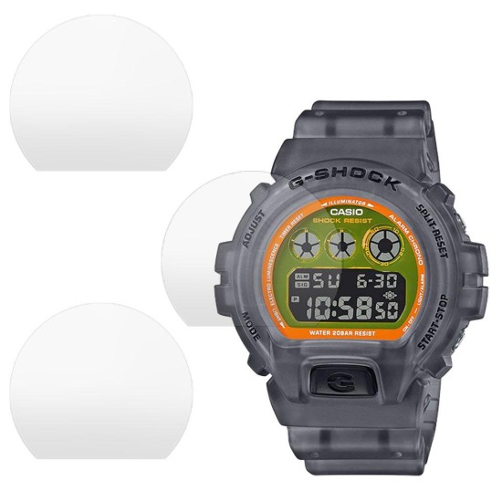 Set 3 folii mate SILKASE Casio DW-6900LS-1, silicon, regenerabil, Full-display (SILKASE, Folie silicon smartwatch mate) by www.silkase.ro SILKASE Set 3 Folii Silicon Regenerabil Full-display Casio DW-6900LS-1, Mat (Folie silicon smartwatch mate, W0281) by www.silkase.ro