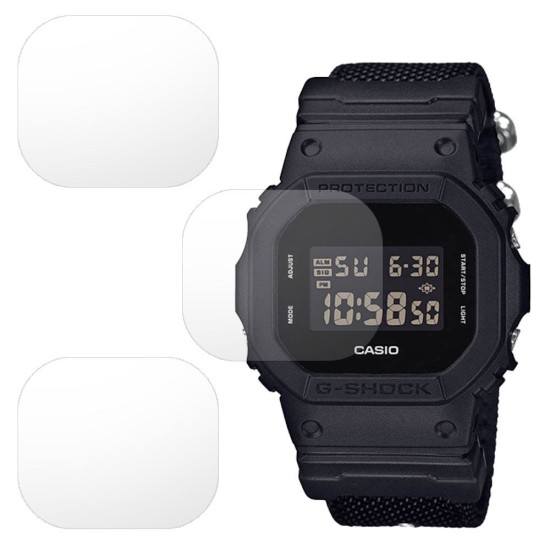 Set 3 folii mate SILKASE Casio DW-5600BBN-1, silicon, regenerabil, Full-display (SILKASE, Folie silicon smartwatch mate) by www.silkase.ro SILKASE Set 3 Folii Silicon Regenerabil Full-display Casio DW-5600BBN-1, Mat (Folie silicon smartwatch mate, W0289) by www.silkase.ro