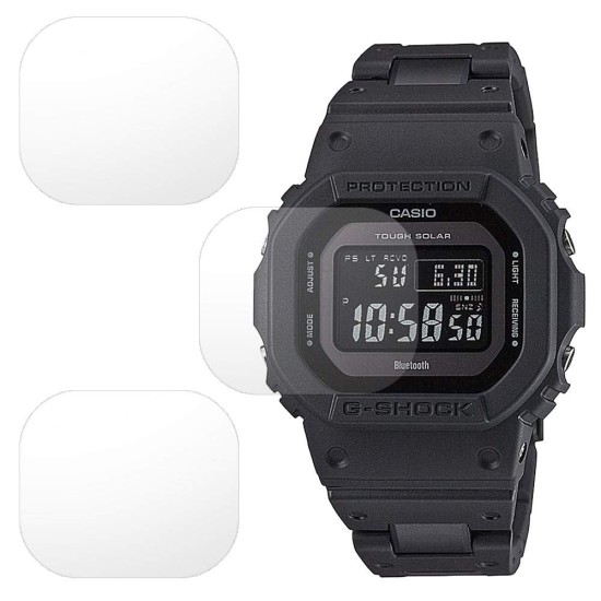 Set 3 folii mate SILKASE Casio GW-B5600BC-1B, silicon, regenerabil, Full-display (SILKASE, Folie silicon smartwatch mate) by www.silkase.ro SILKASE Set 3 Folii Silicon Regenerabil Full-display Casio GW-B5600BC-1B, Mat (Folie silicon smartwatch mate, W0330) by www.silkase.ro