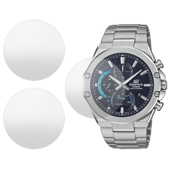 Set 3 folii mate SILKASE Casio EFS-S560D-1A, silicon, regenerabil, Full-display (SILKASE, Folie silicon smartwatch mate) by www.silkase.ro SILKASE Set 3 Folii Silicon Regenerabil Full-display Casio EFS-S560D-1A (39mm), Mat (Folie silicon smartwatch mate, W0338) by www.silkase.ro