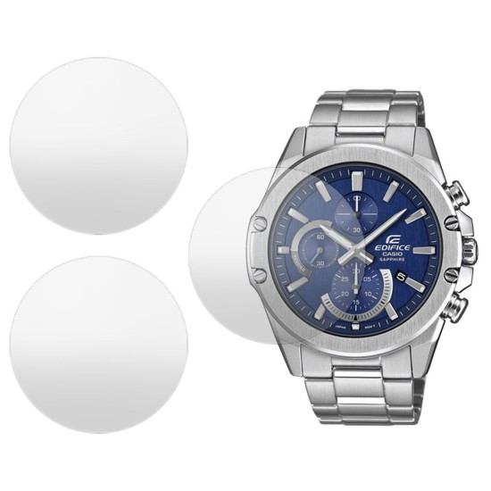 Set 3 folii mate SILKASE Casio EFR-S567D-2A, silicon, regenerabil, Full-display (SILKASE, Folie silicon smartwatch mate) by www.silkase.ro SILKASE Set 3 Folii Silicon Regenerabil Full-display Casio EFR-S567D-2A (39mm), Mat (Folie silicon smartwatch mate, W0341) by www.silkase.ro